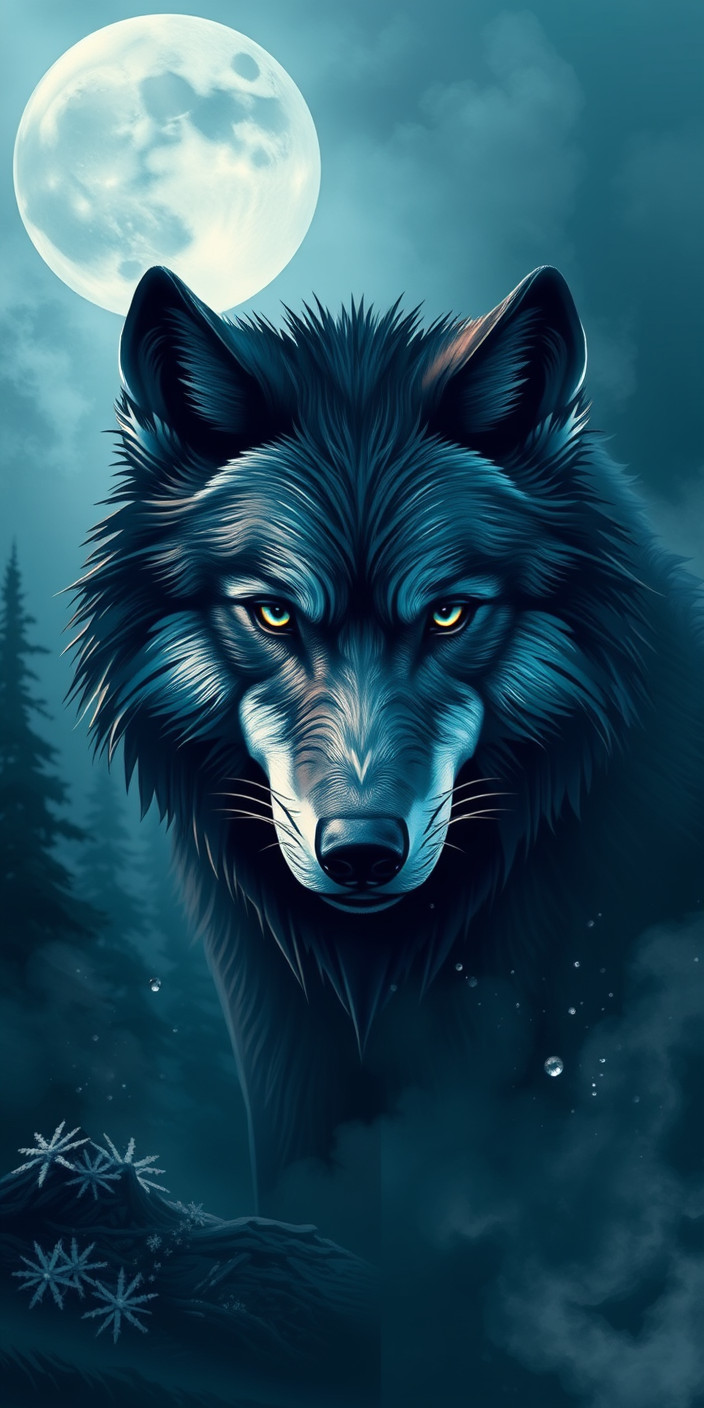 Wolf 11 Phone Wallpaper