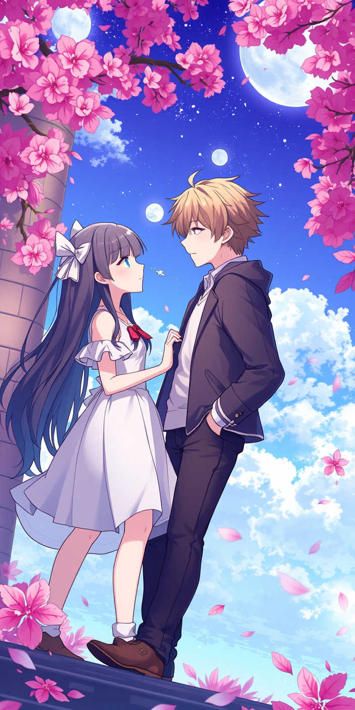 Anime couple 10 Phone Wallpaper