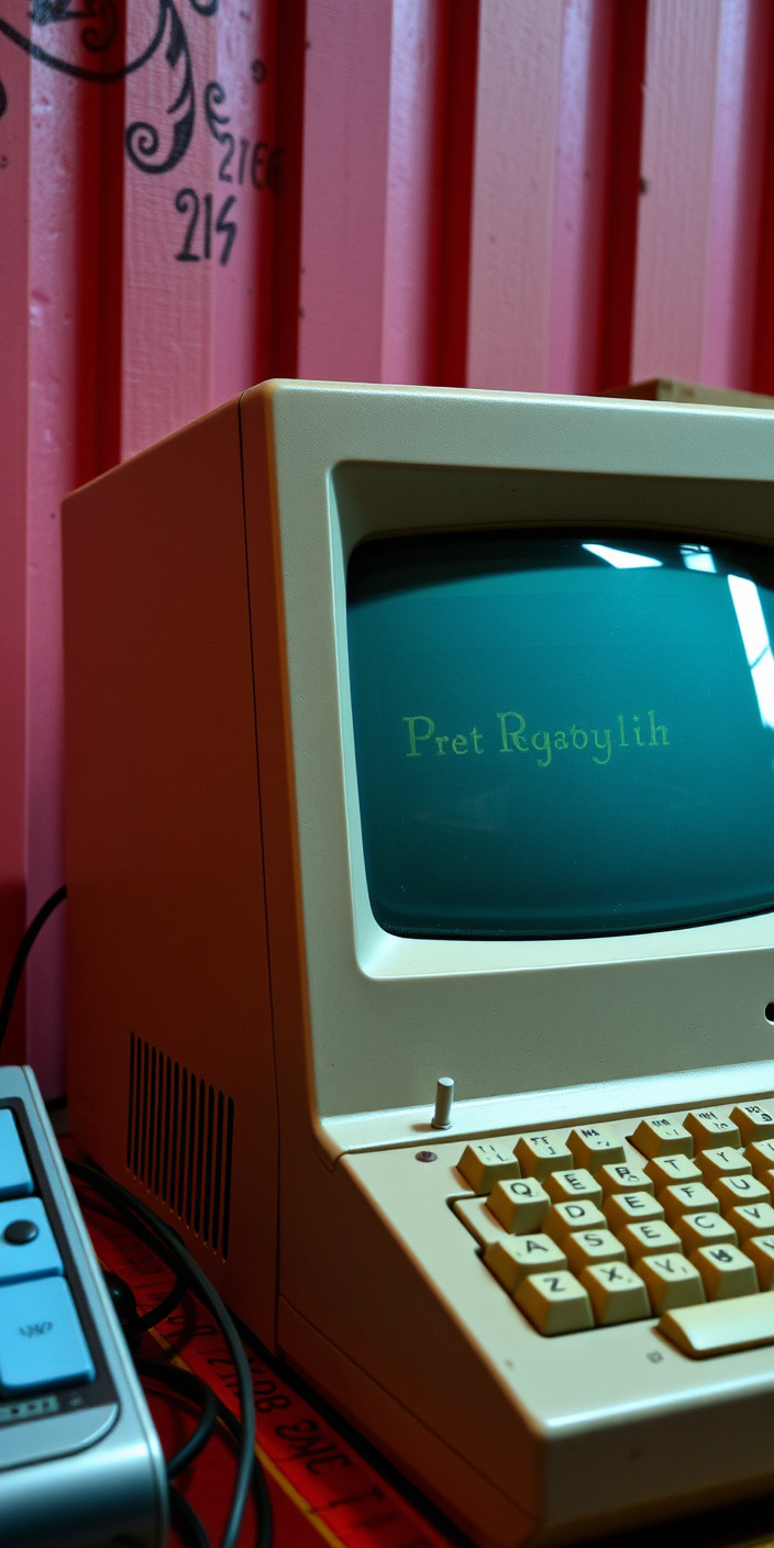 Vintage computer 4 Phone Wallpaper