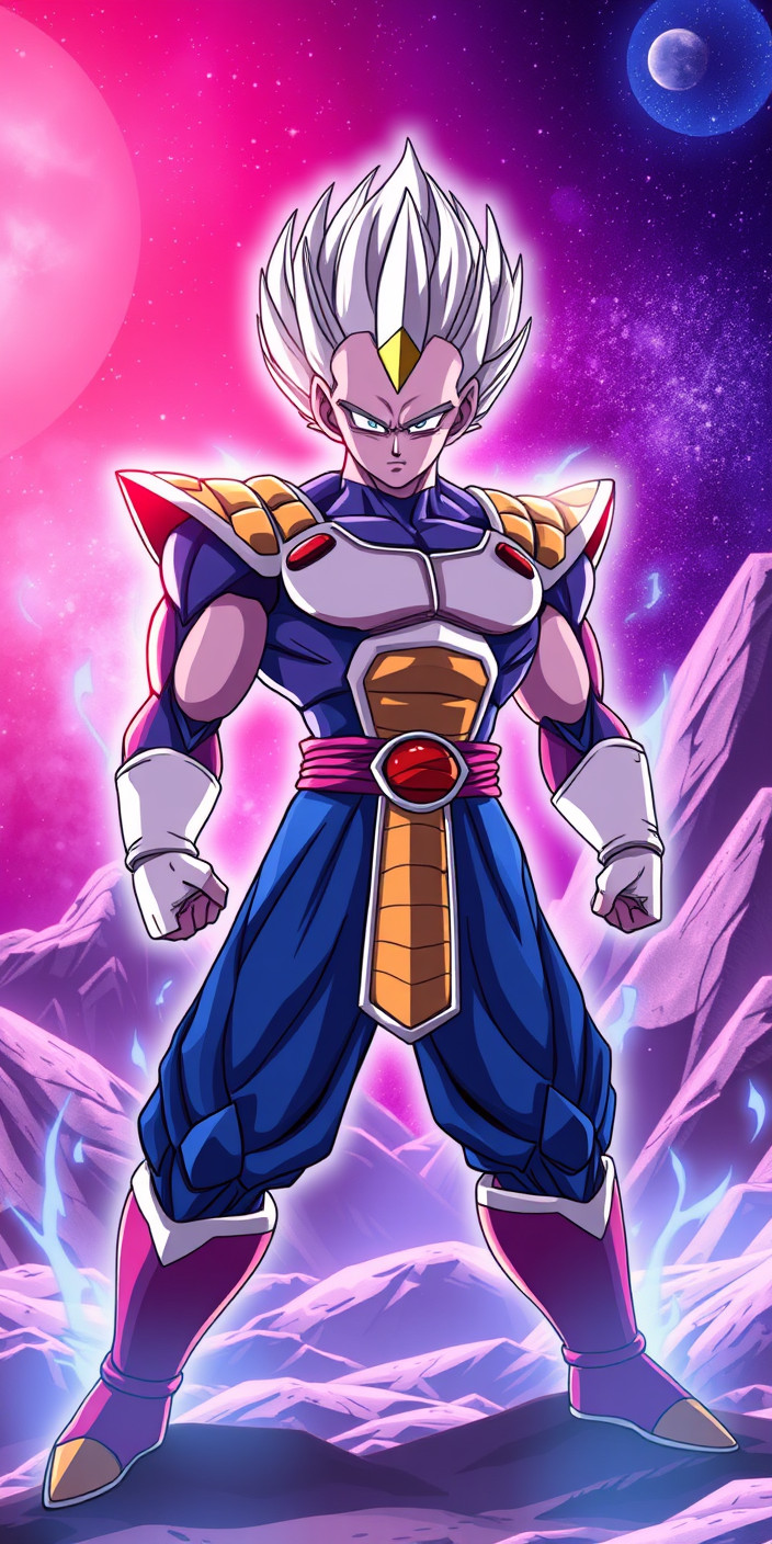 Majin vegeta 8 Phone Wallpaper