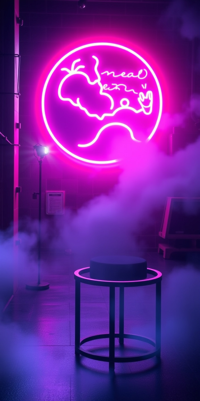 Neon 13 Phone Wallpaper