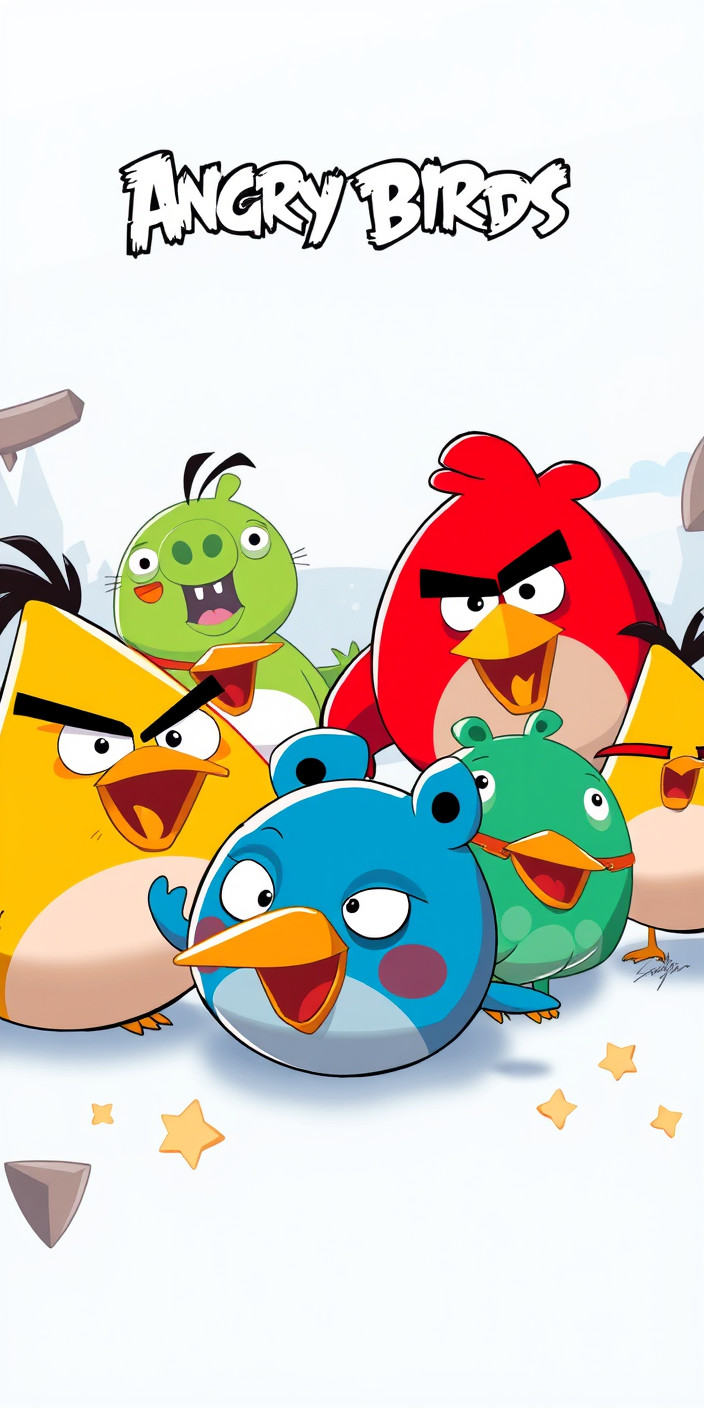 Angry birds 6 Phone Wallpaper