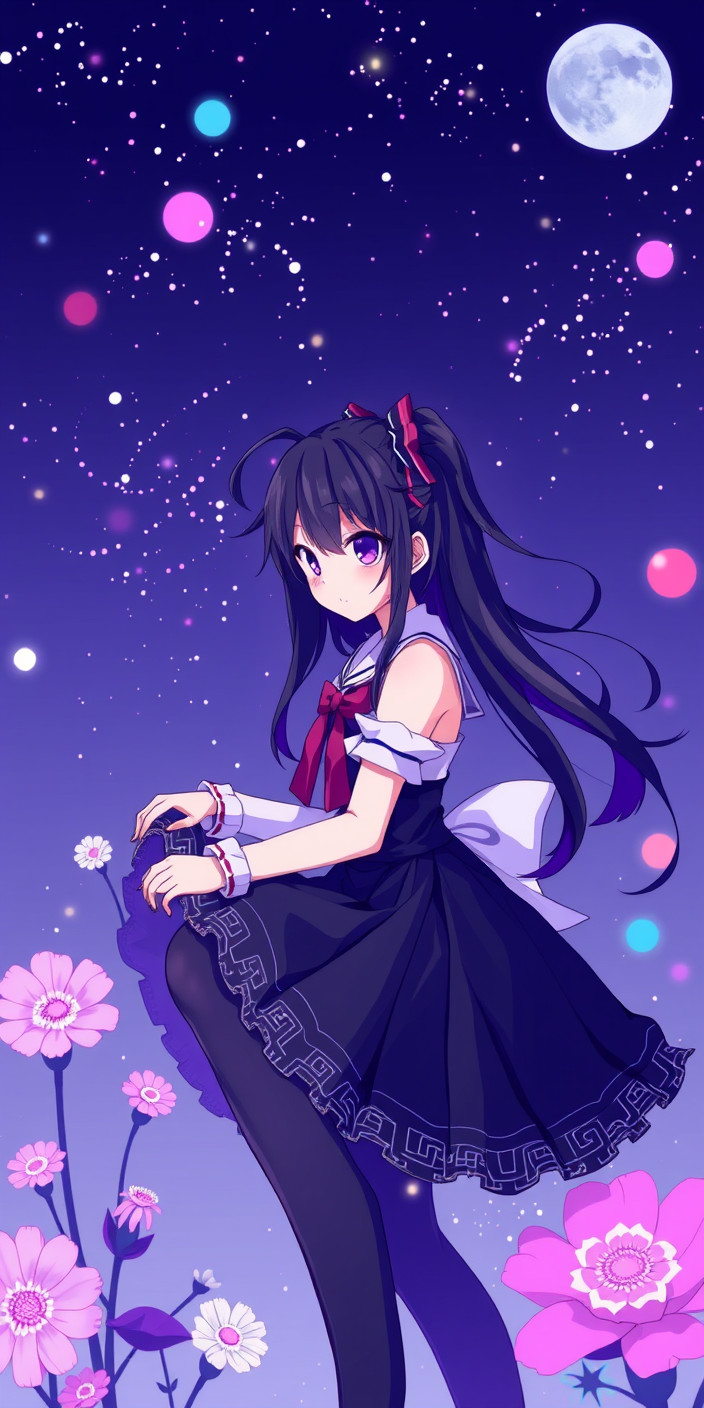 Kuromi aesthetic 7 Phone Wallpaper