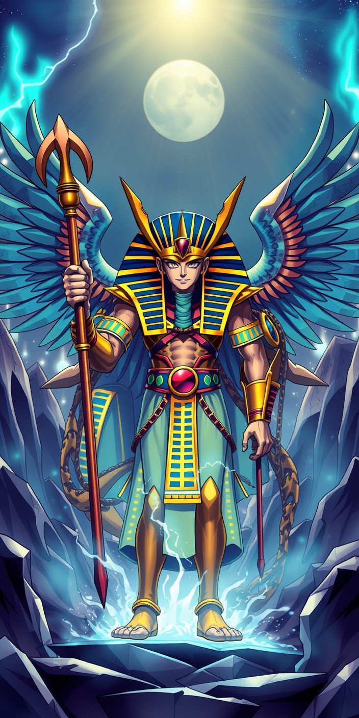 Yugioh egyptian gods 4 Phone Wallpaper