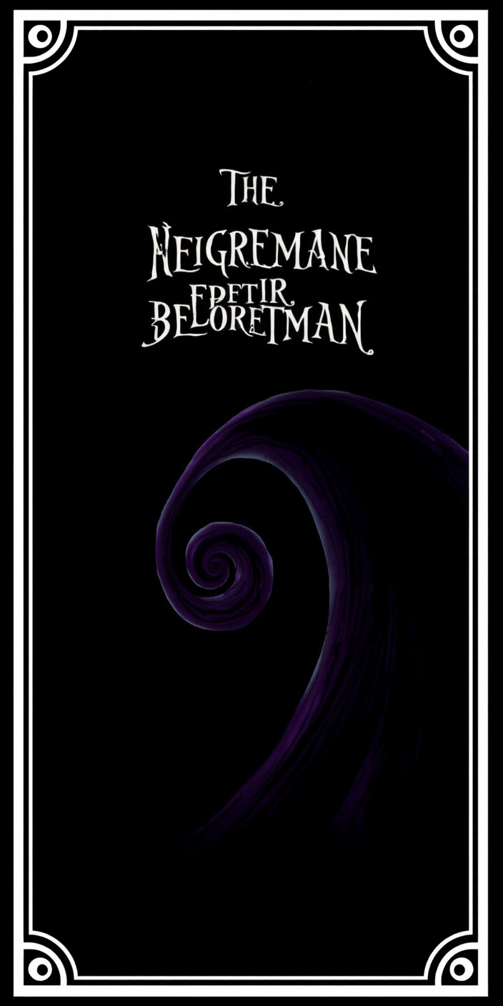 The nightmare before christmas 4 Phone Wallpaper