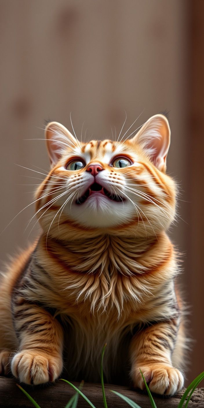 Funny cat 12 Phone Wallpaper