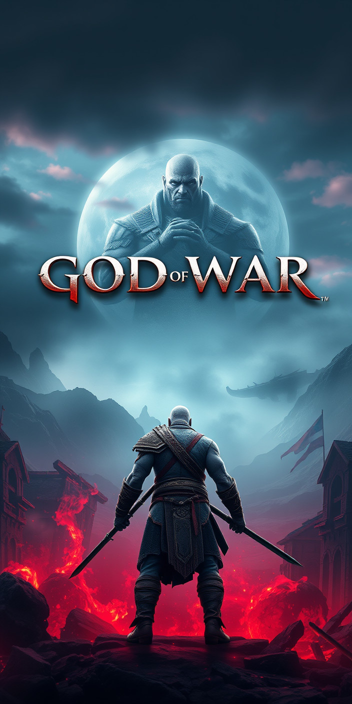 God of war 4  4k 6 Phone Wallpaper