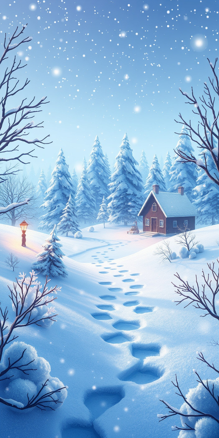 Animated winter 9 Phone Wallpaper