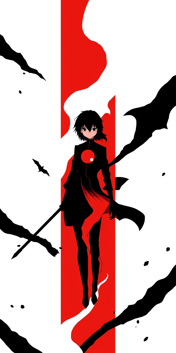 Kizumonogatari 8 Phone Wallpaper