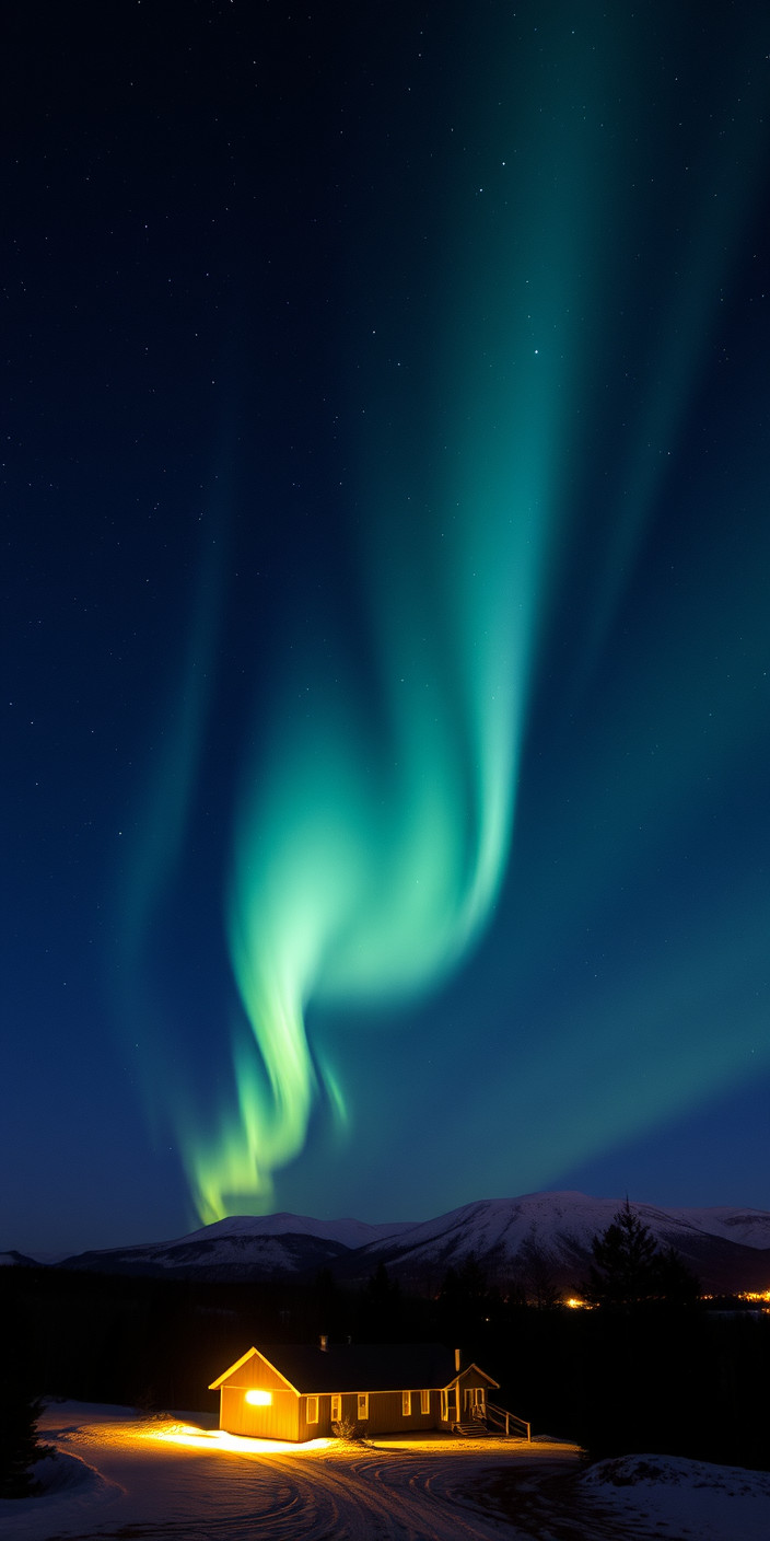 Northern lights 4 Phone Wallpaper