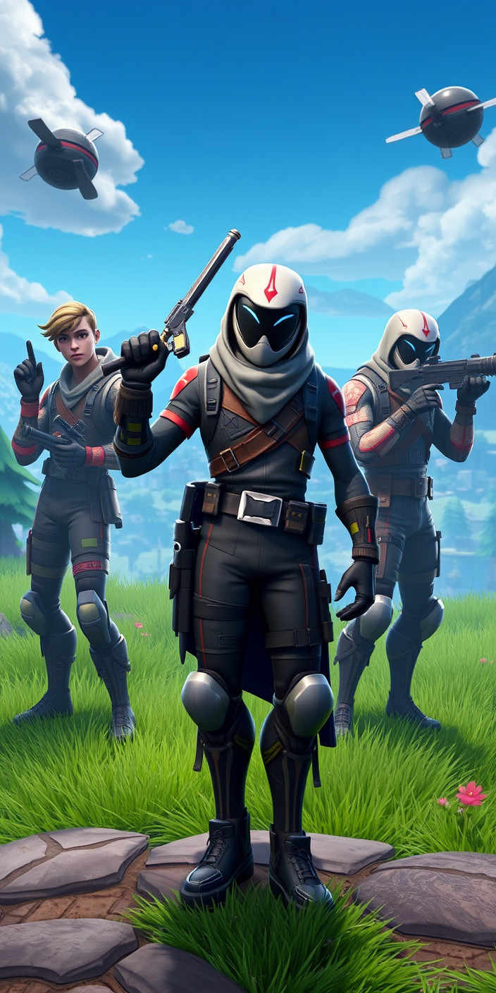 Fortnite skins 13 Phone Wallpaper