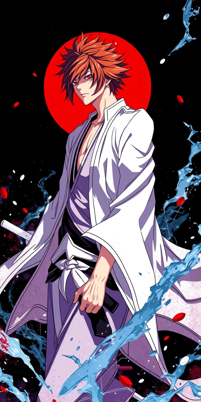 Bleach aizen 9 Phone Wallpaper