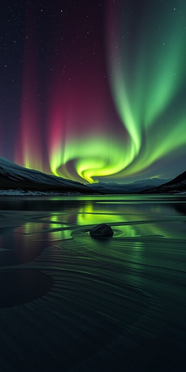 Northern lights 3 Phone Wallpaper