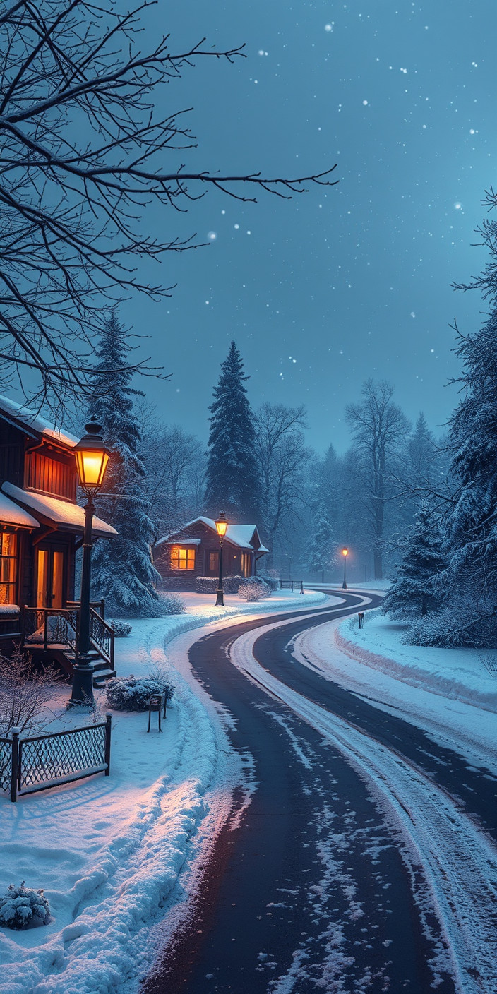 Winter scenes 4 Phone Wallpaper