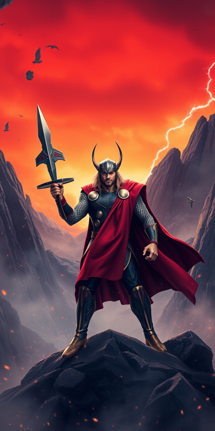 Thor ragnarok 7 Phone Wallpaper