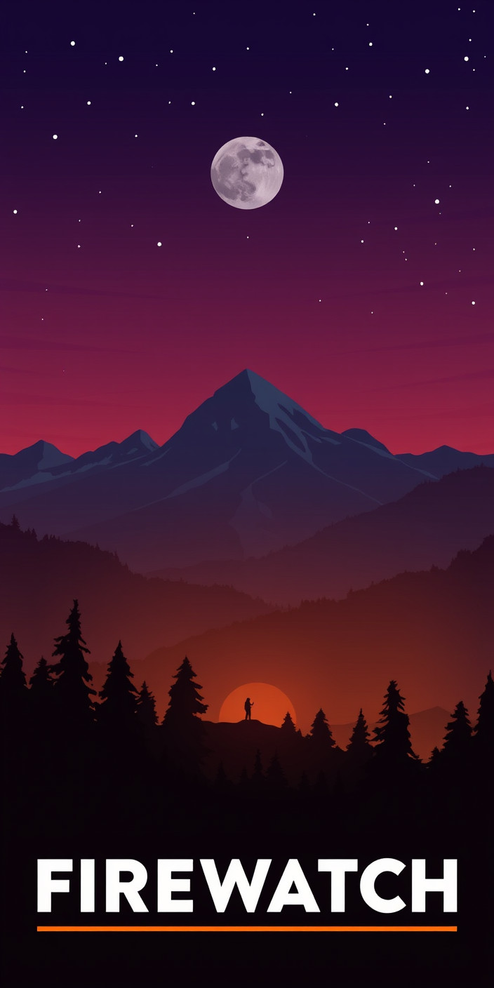 Firewatch 1 Phone Wallpaper