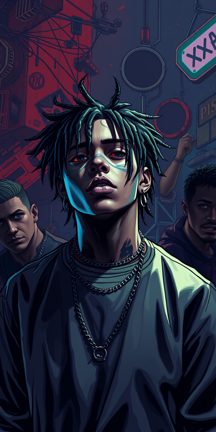 Cool xxxtentacion 4 Phone Wallpaper