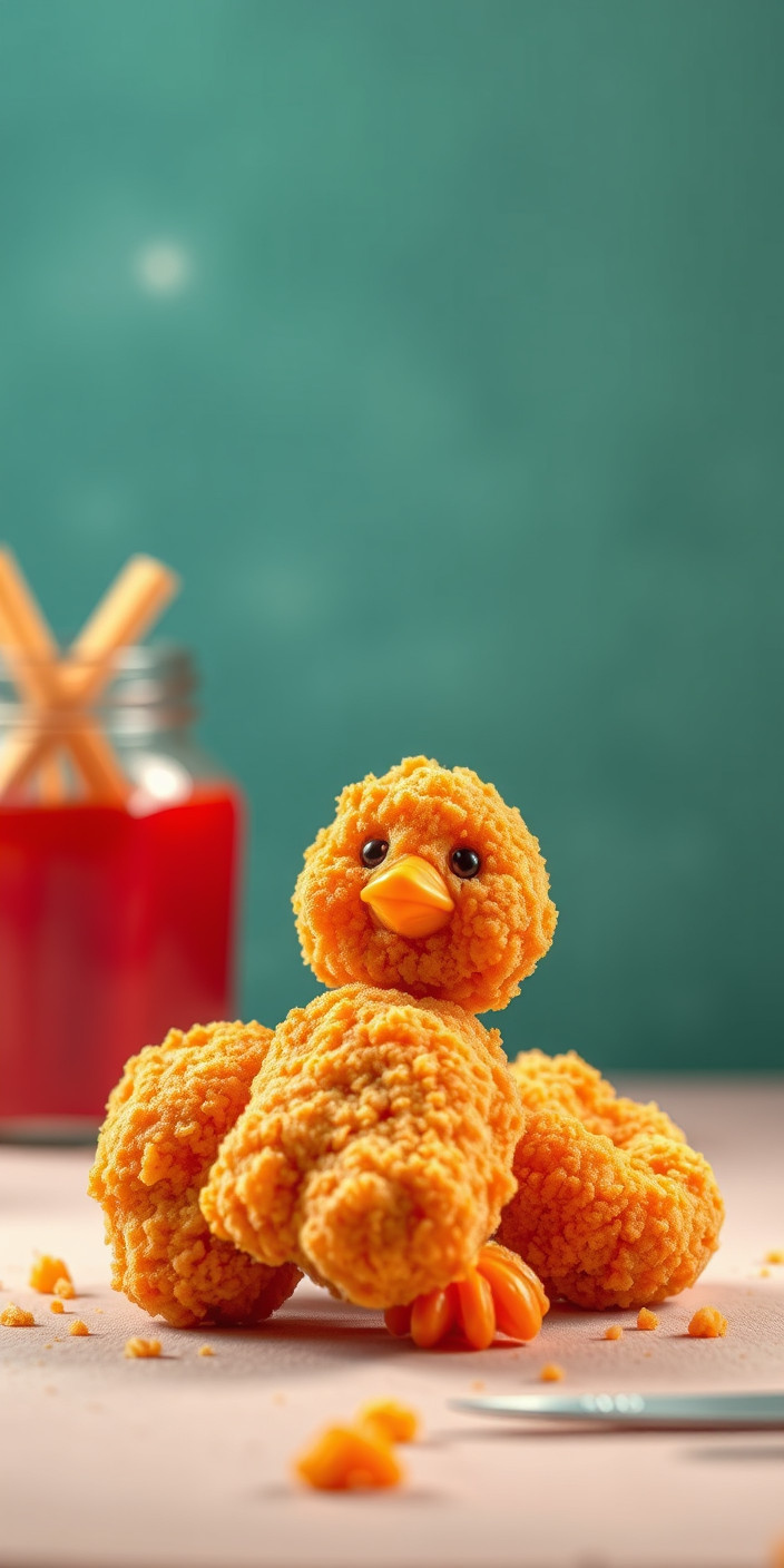 Chicken nugget 3 Phone Wallpaper