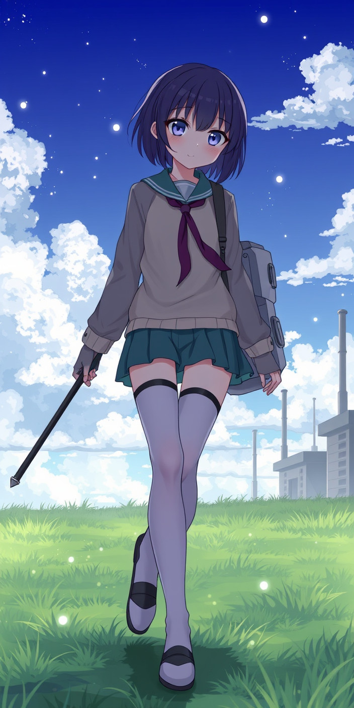 Chill anime 2 Phone Wallpaper