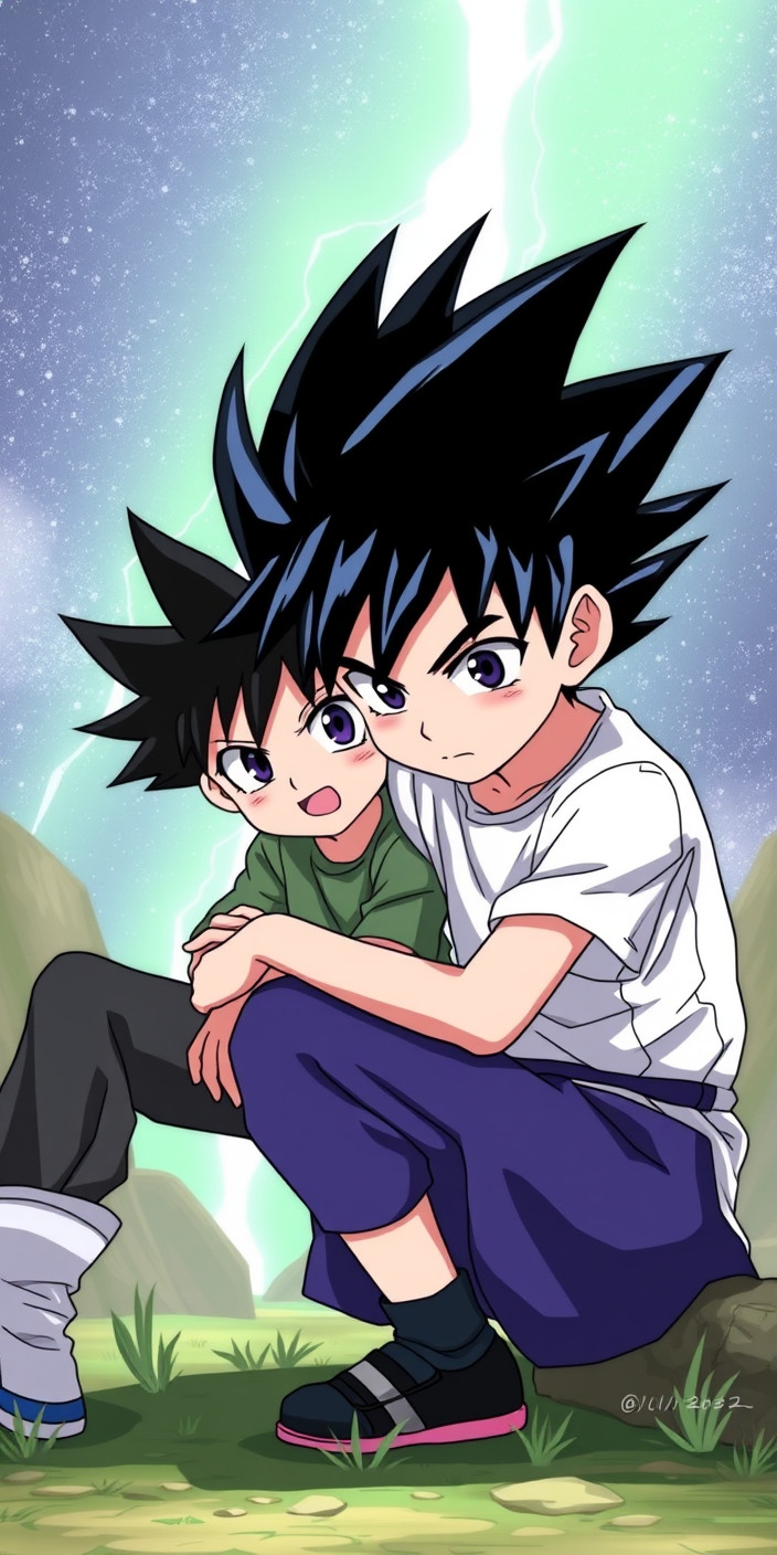 Gon and killua 3 Phone Wallpaper