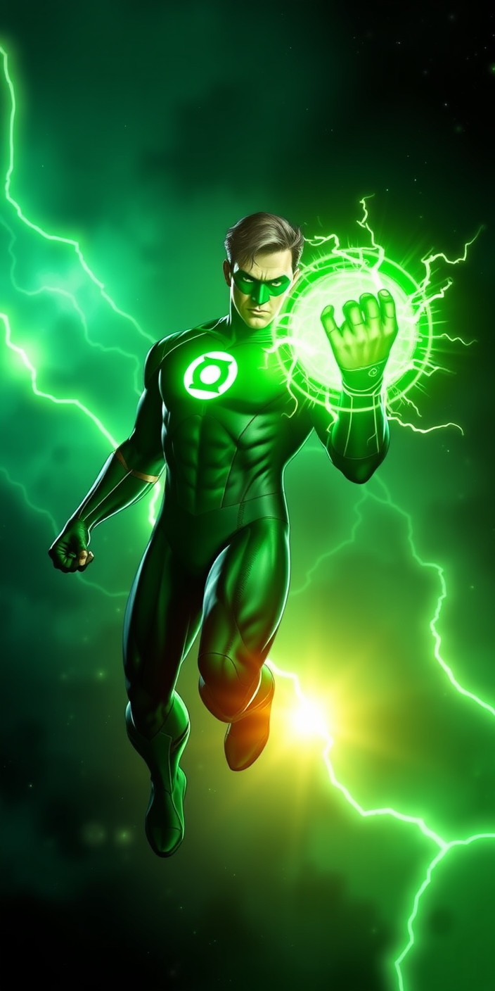 Green lantern 13 Phone Wallpaper