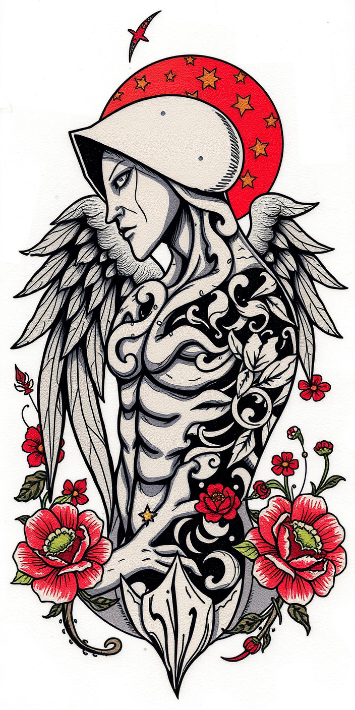 Tattoo 9 Phone Wallpaper