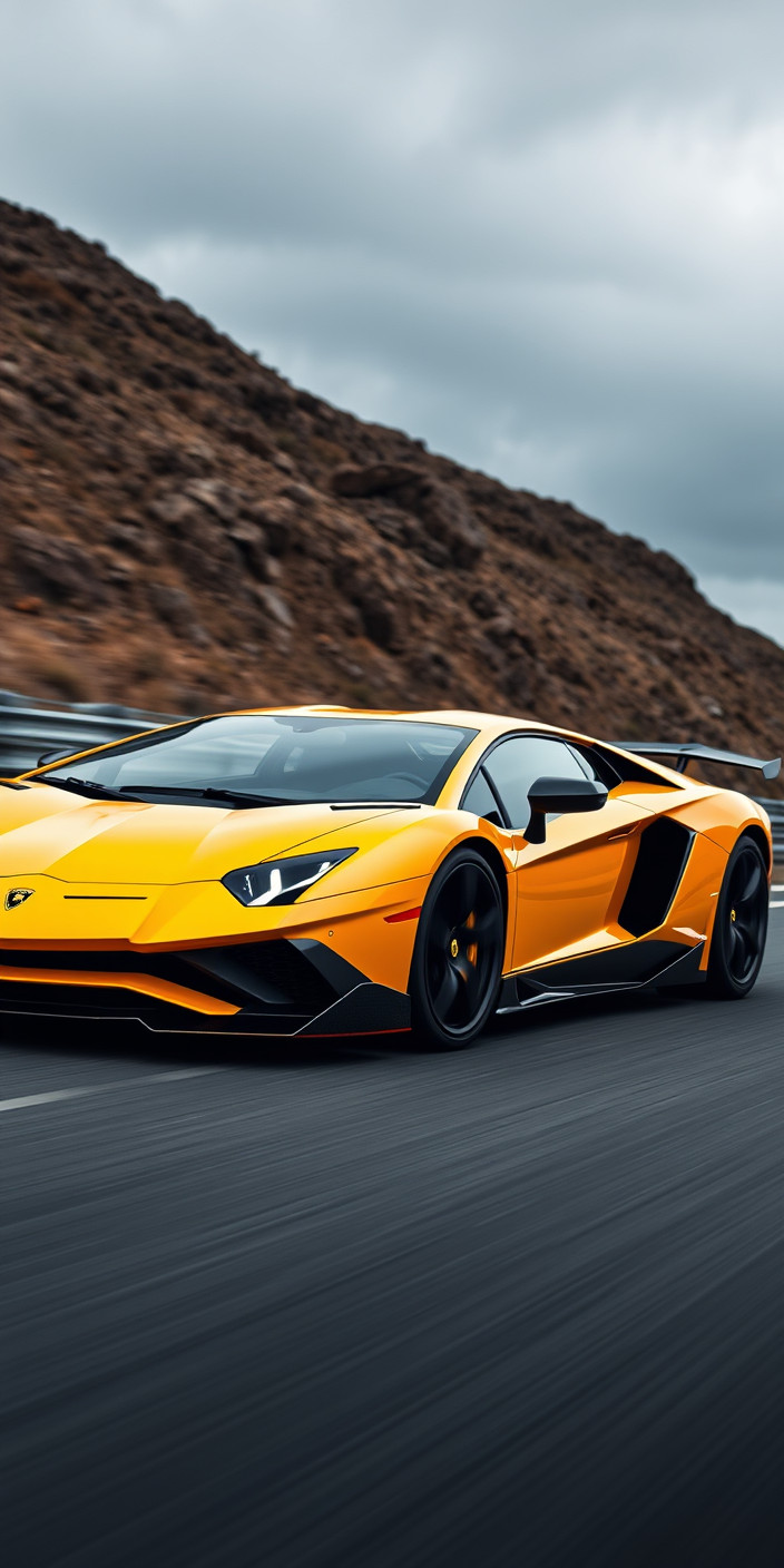 Lamborghini aventador svj 4 Phone Wallpaper
