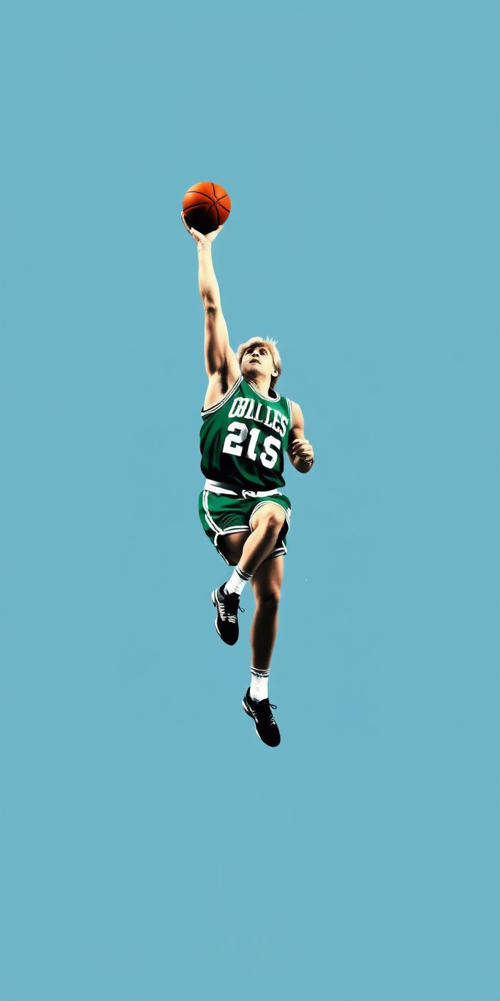 Larry bird 1 Phone Wallpaper