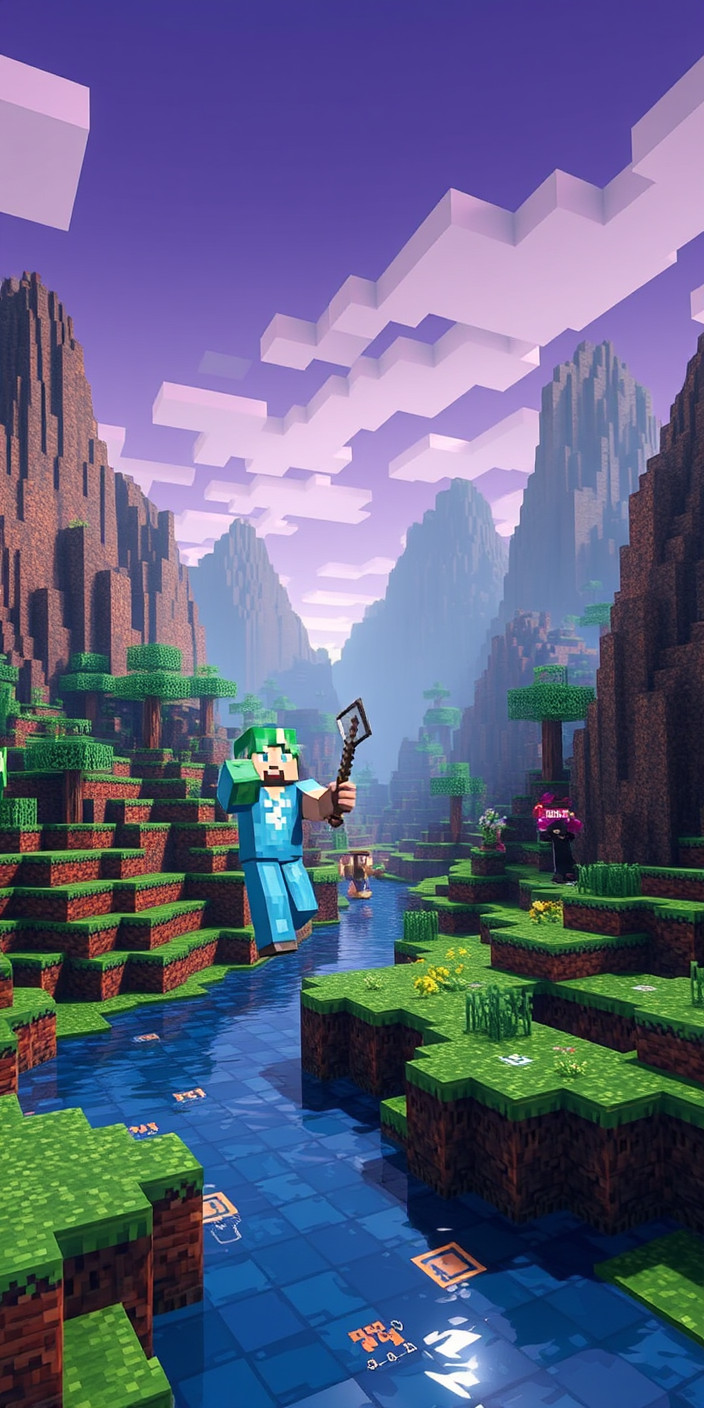 Minecraft  4k 6 Phone Wallpaper