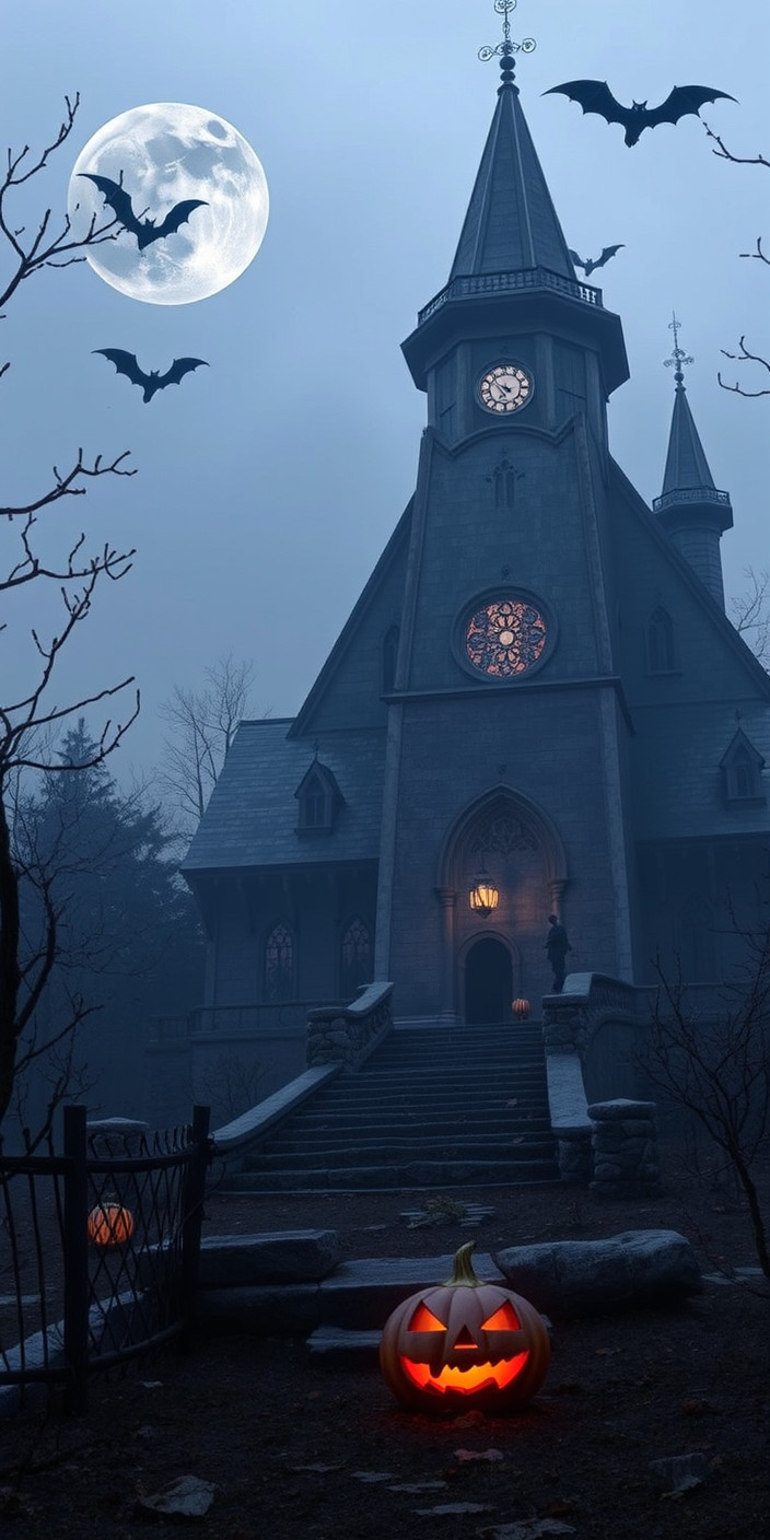 Gothic halloween 6 Phone Wallpaper
