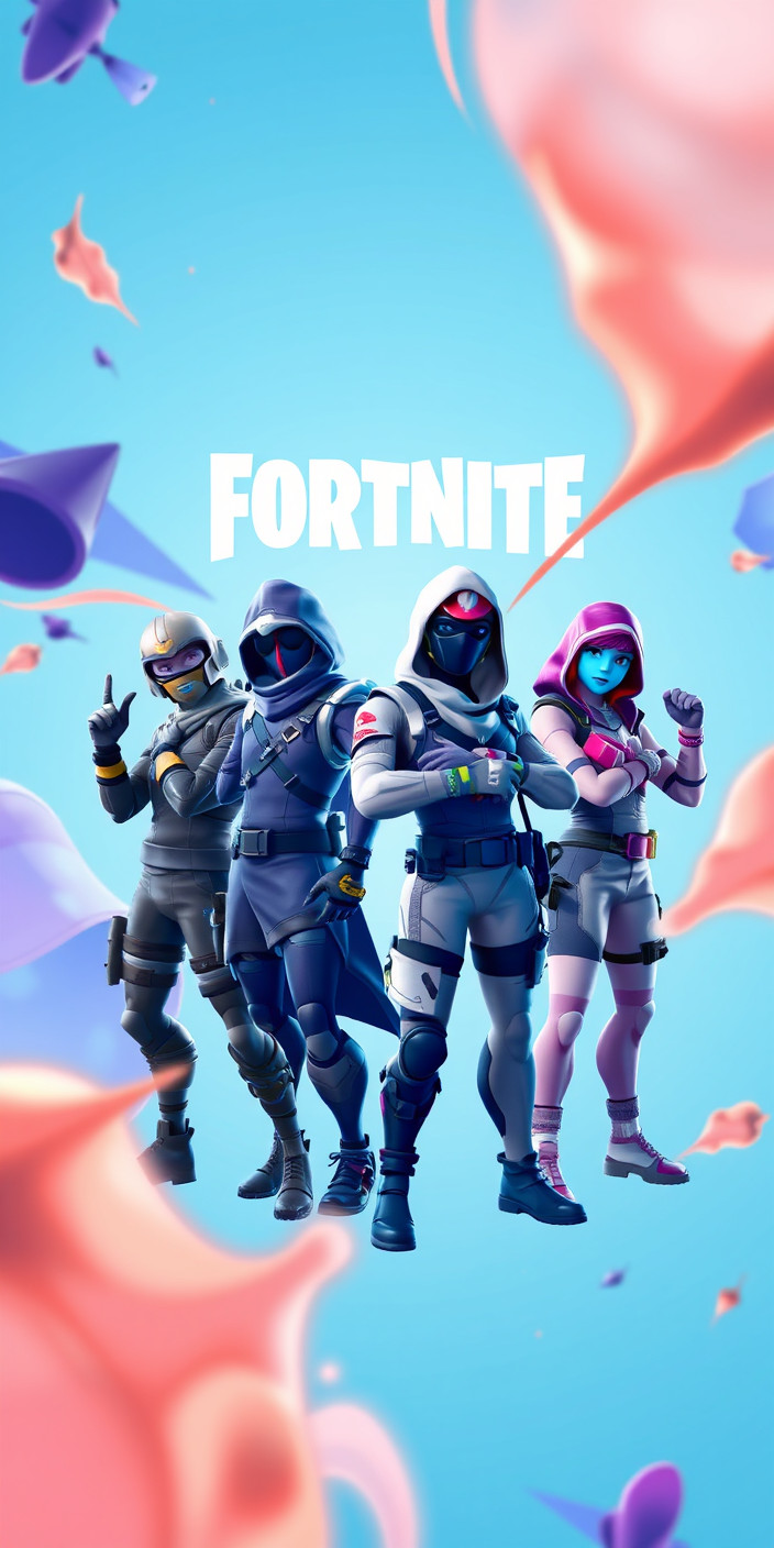 Fortnite skins 6 Phone Wallpaper