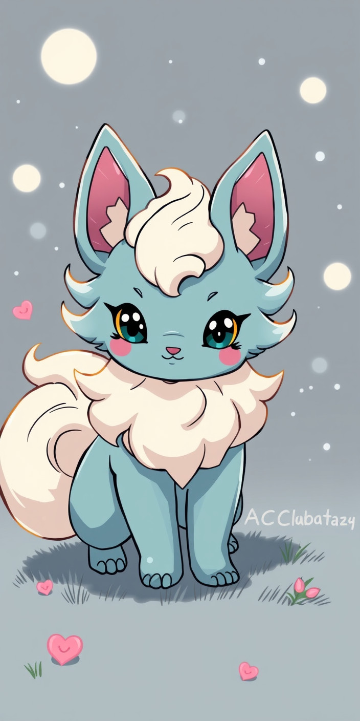 Alolan vulpix 2 Phone Wallpaper