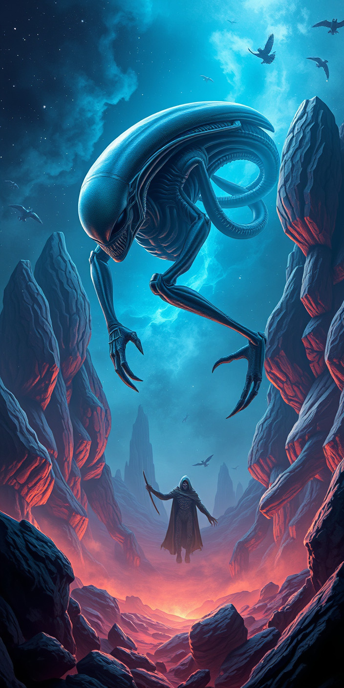 Alien 5 Phone Wallpaper