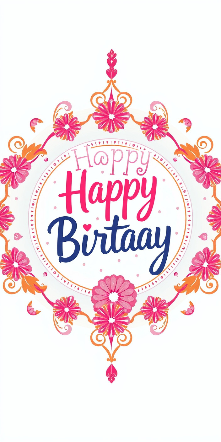 Happy birtay 9 Phone Wallpaper