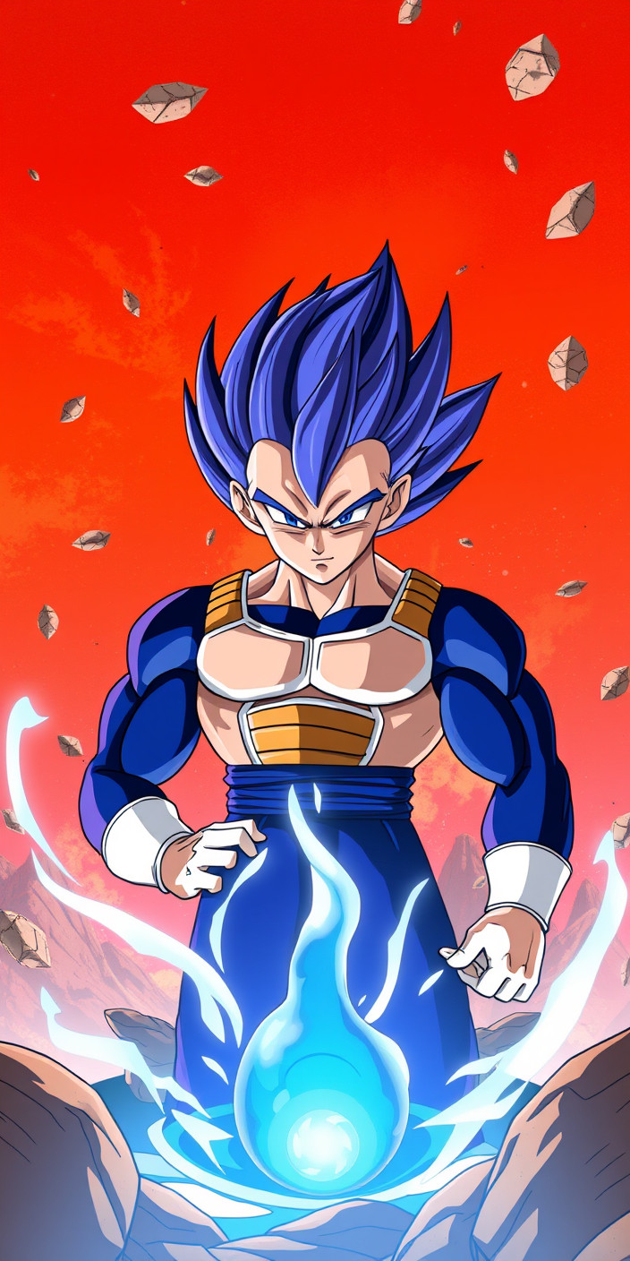 Vegeta 13 Phone Wallpaper