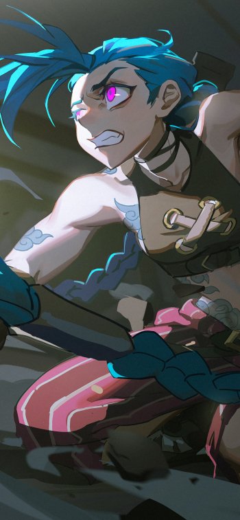 Jinx 16 Phone Wallpaper