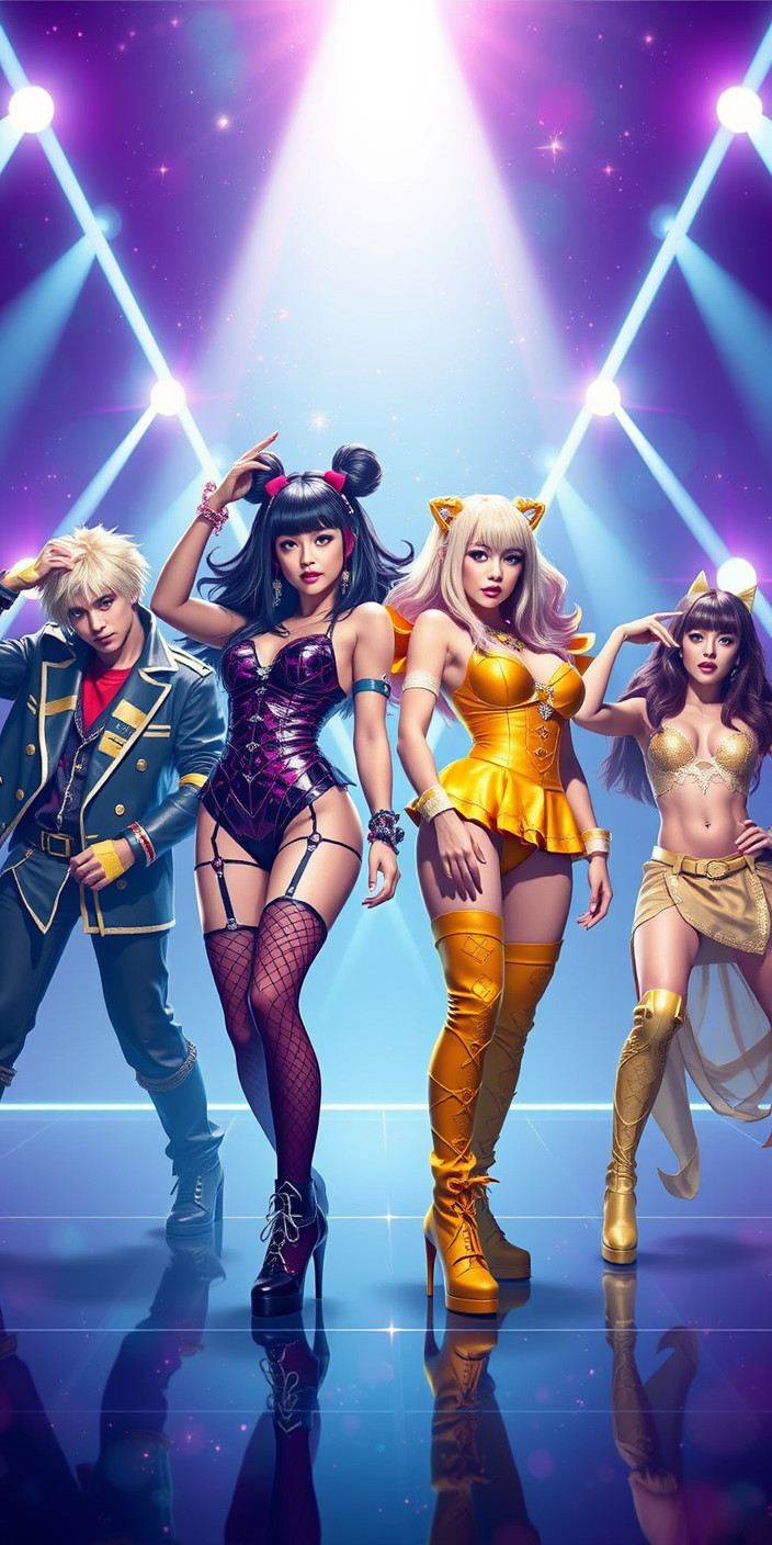 Kda pop stars 7 Phone Wallpaper