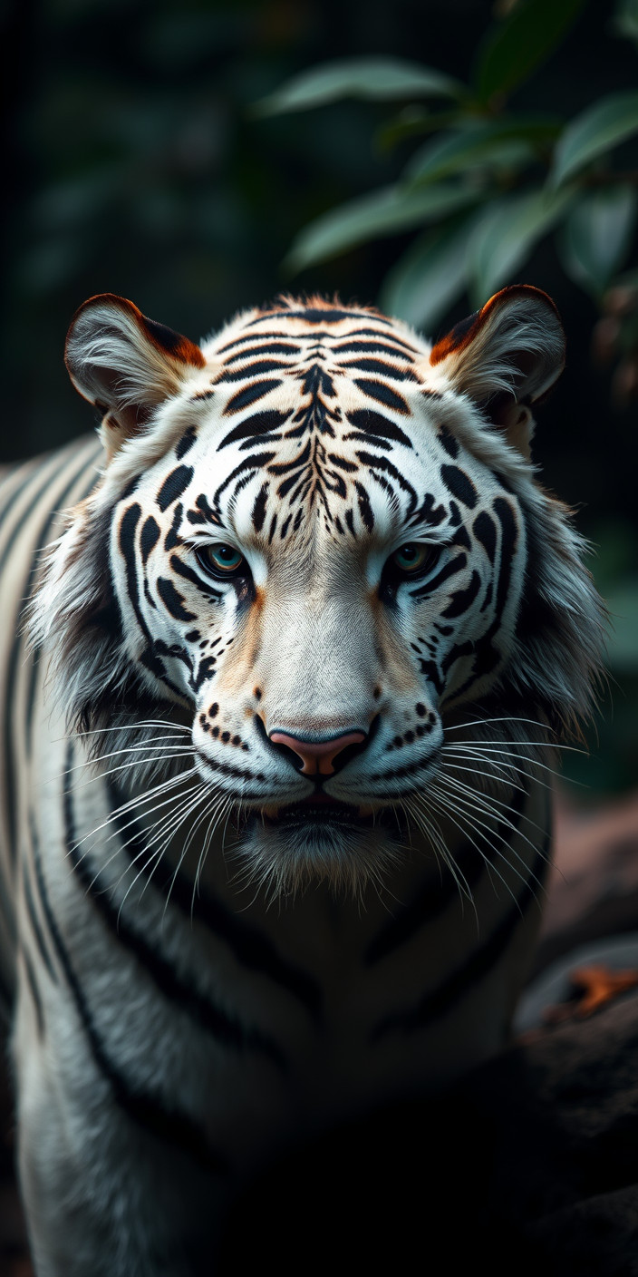 White tiger 4 Phone Wallpaper