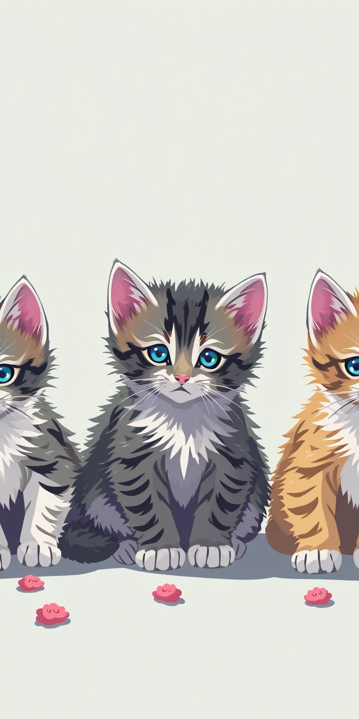 Kittens 4 Phone Wallpaper