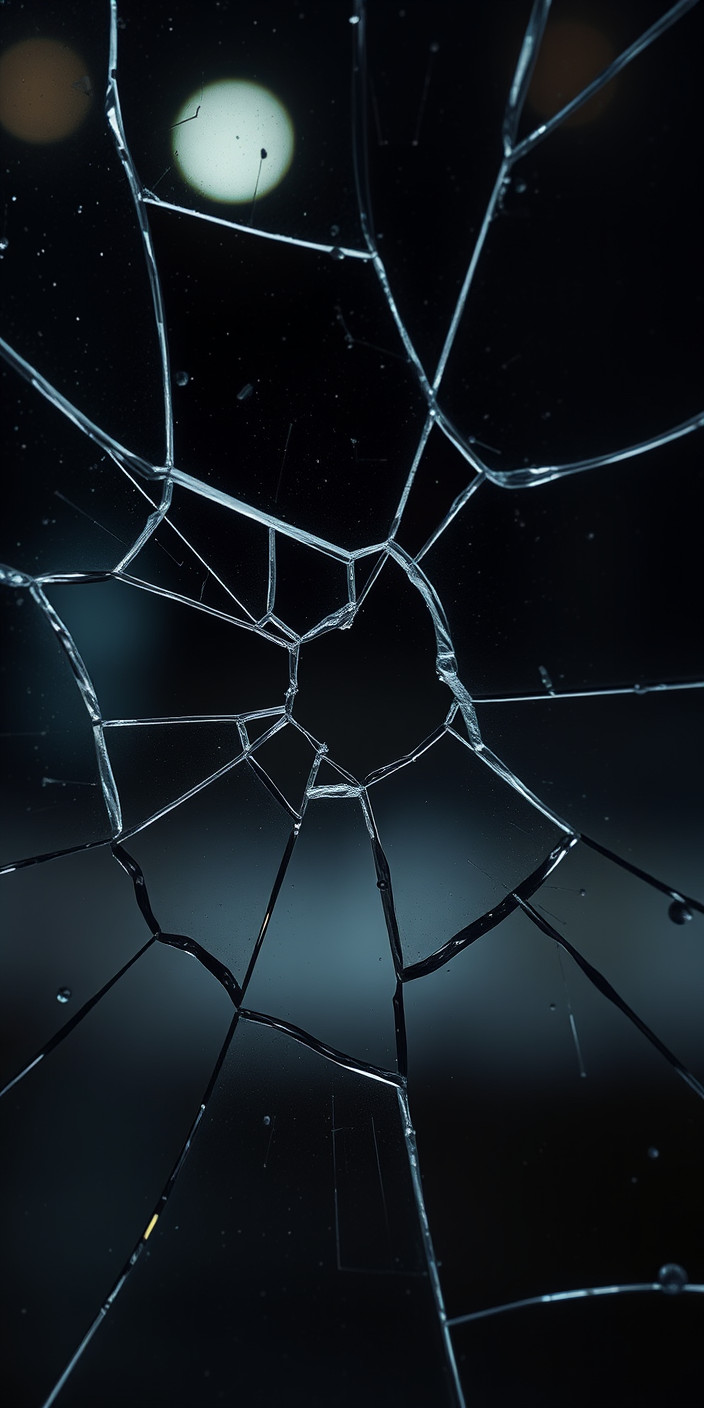 Broken glass 1 Phone Wallpaper
