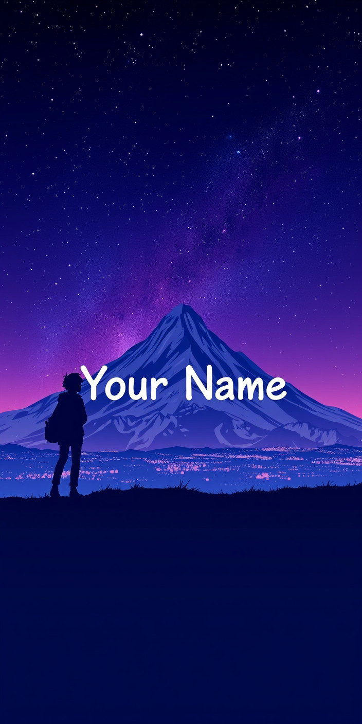 Your name  4k 4 Phone Wallpaper