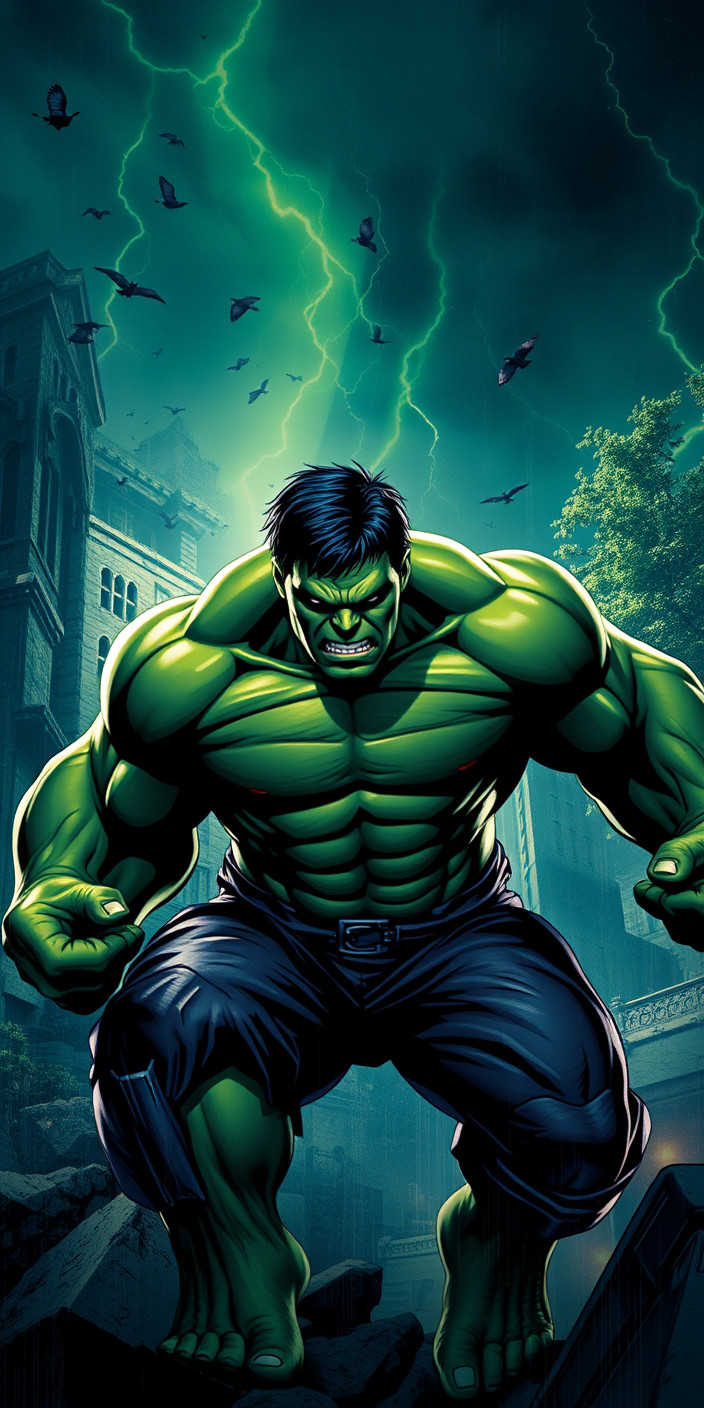 Hulk 13 Phone Wallpaper
