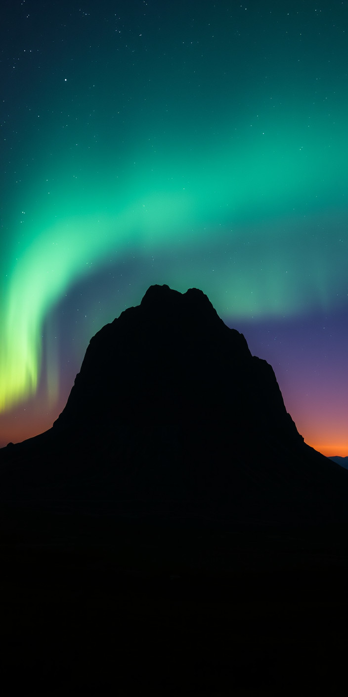 Northern lights 1 Phone Wallpaper