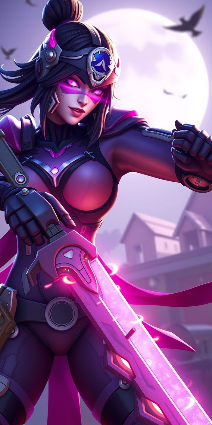 Overwatch  widowmaker 11 Phone Wallpaper