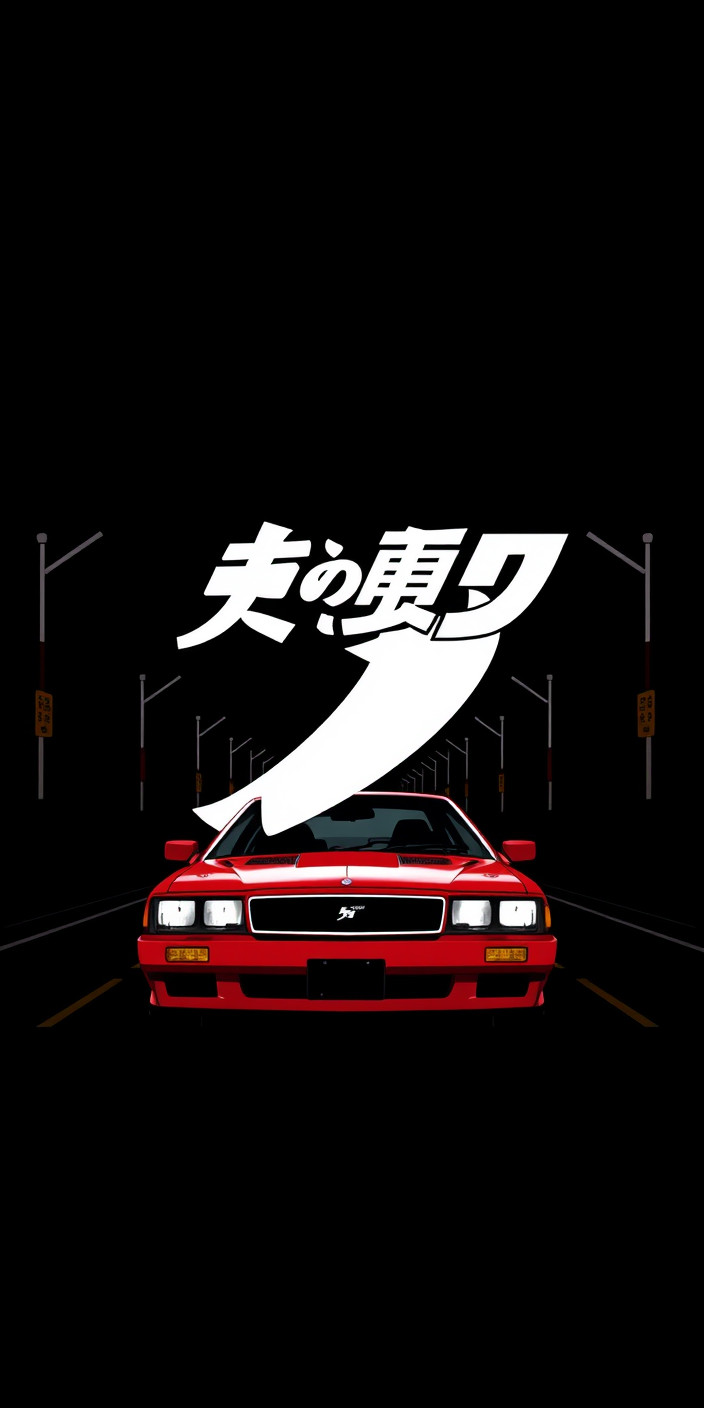Initial d 1 Phone Wallpaper