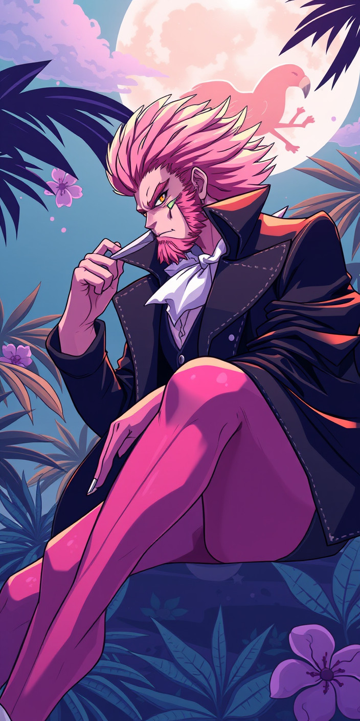 Doflamingo 5 Phone Wallpaper