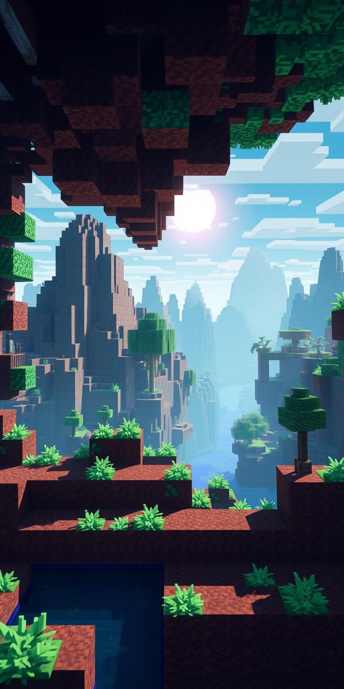 Minecraft aesthetic 8 Phone Wallpaper