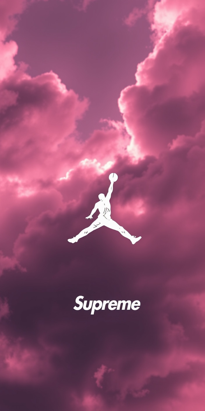 Supreme jordan 7 Phone Wallpaper