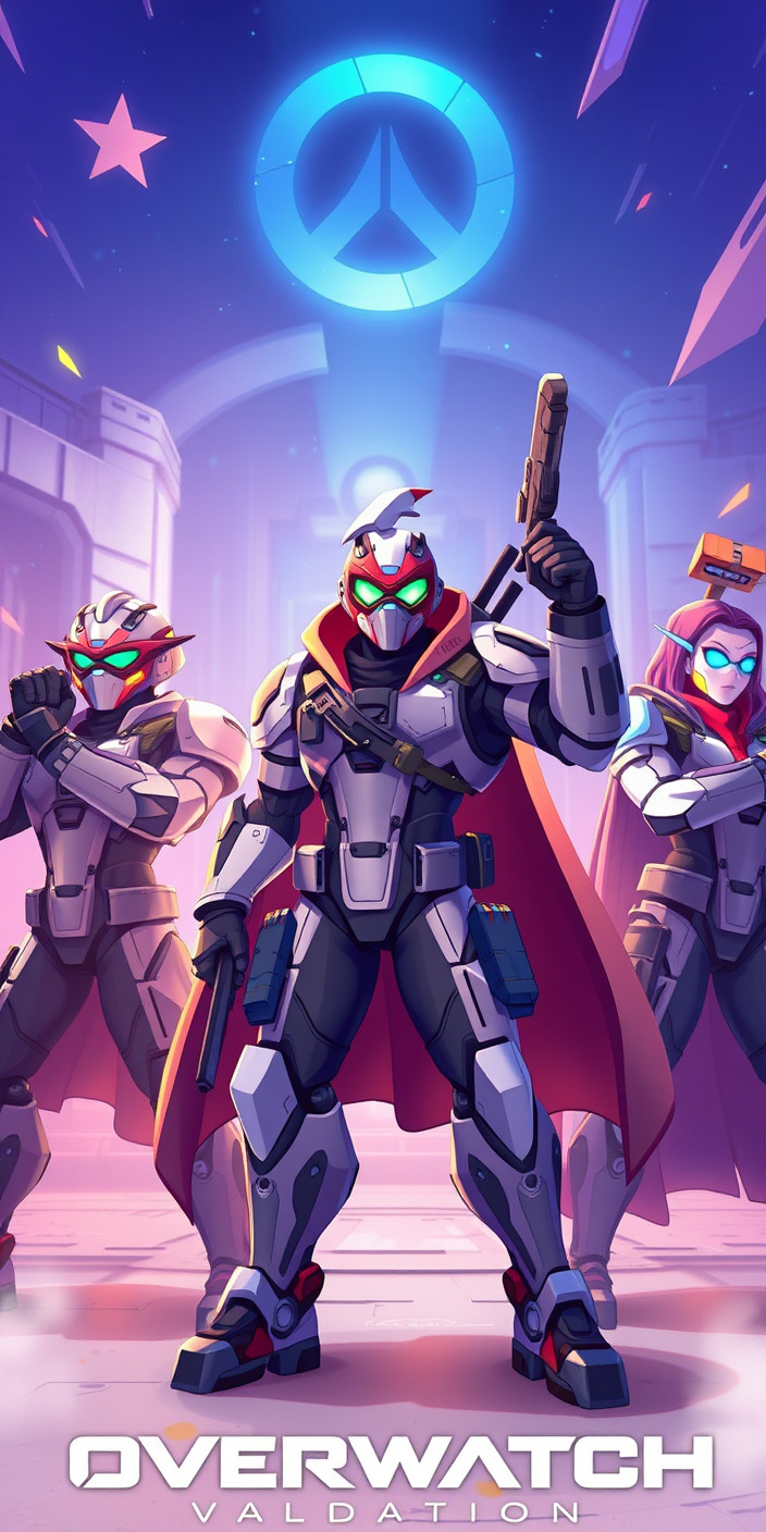 Overwatch anime 8 Phone Wallpaper