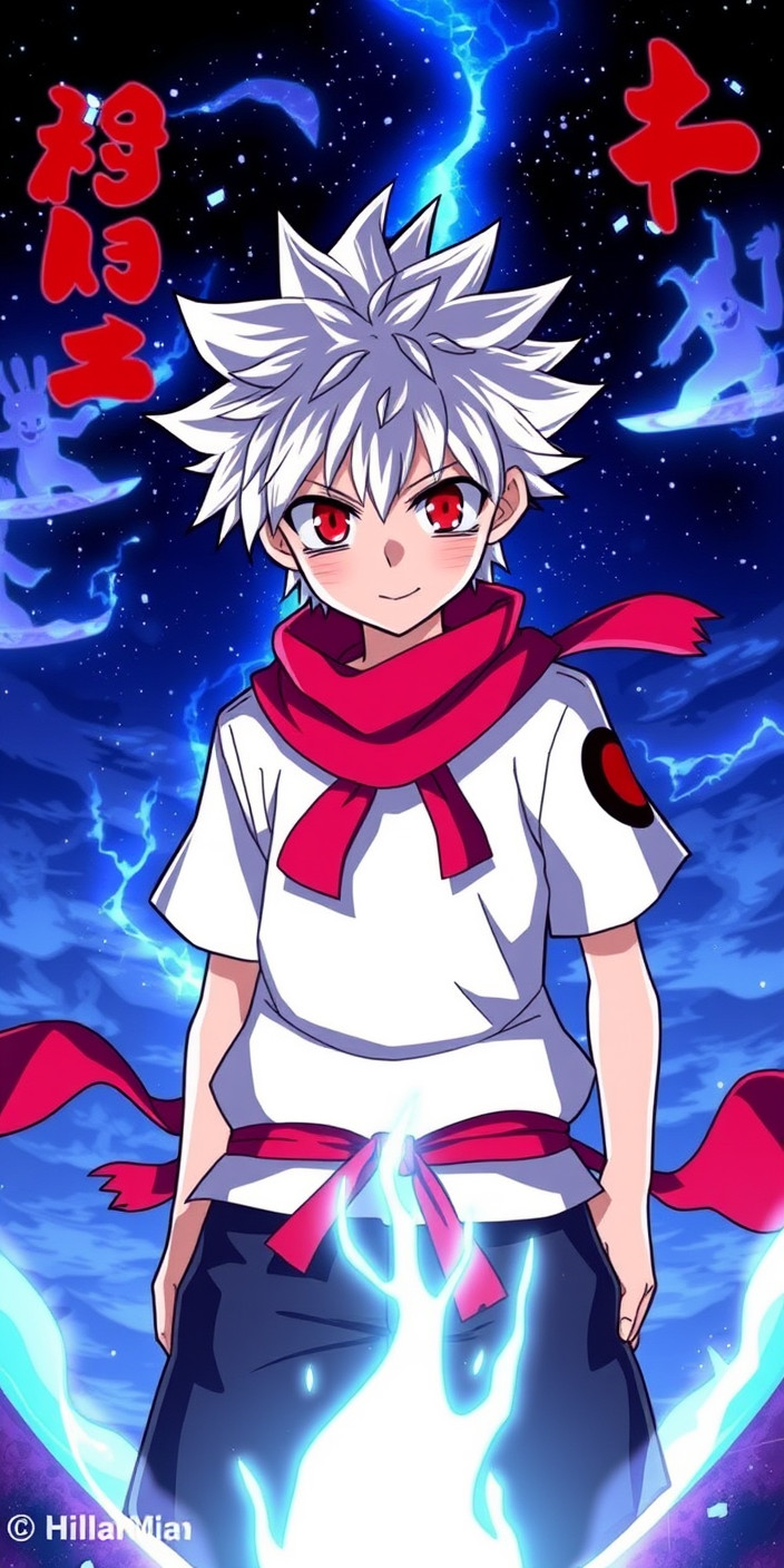 Killua 5 Phone Wallpaper